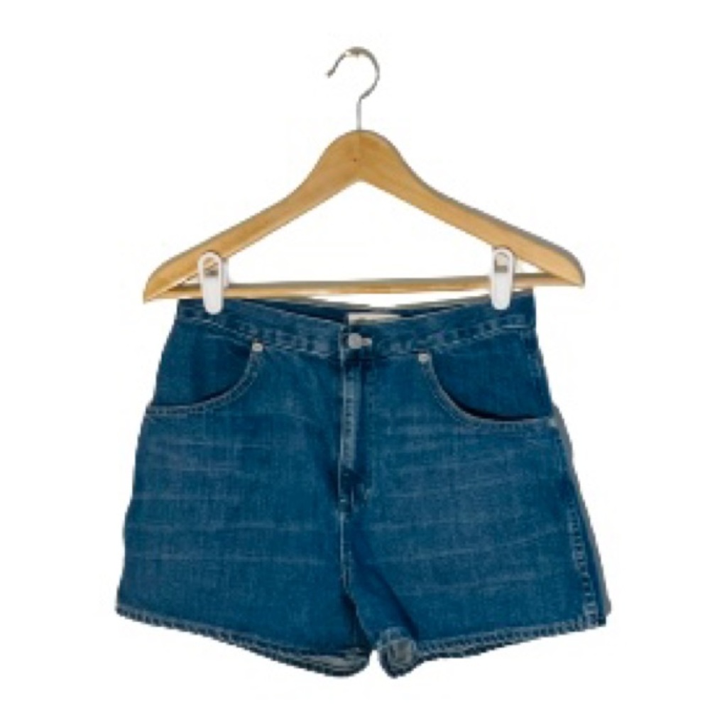 Madewell denim shorts front pocket and rear zipper pockets high waisted size 26